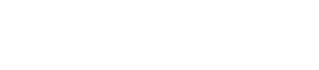 Logo for beyer & lippert lawyers in morganton nc